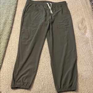 Vuori Olive Green Drawstring Jogger Pants